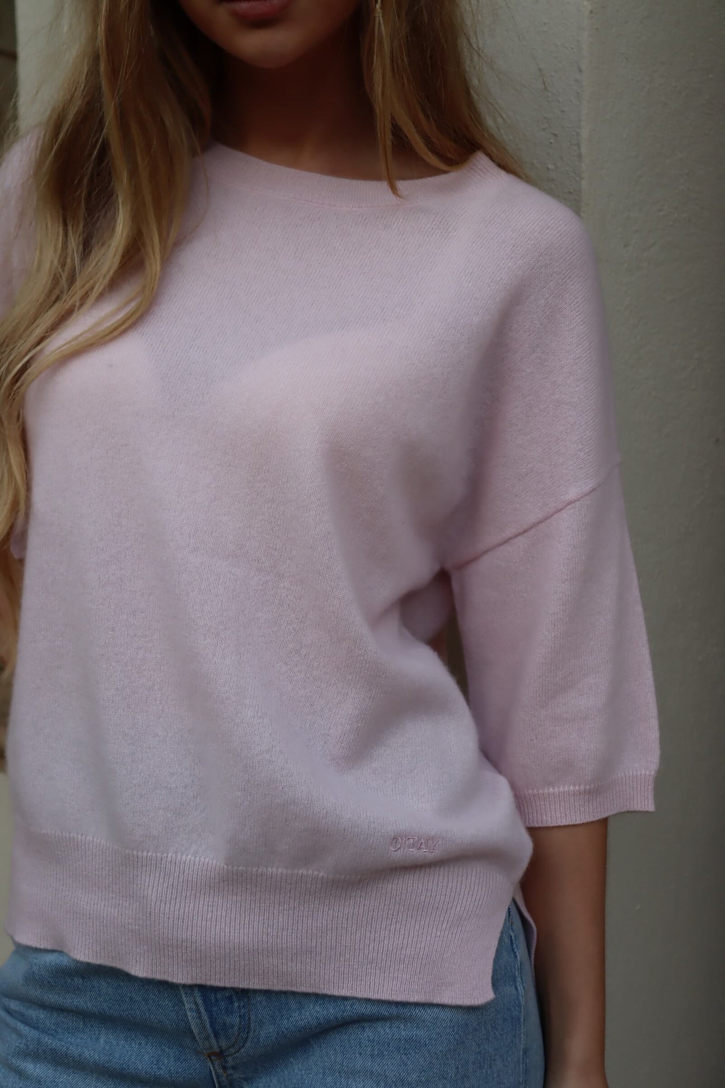 O'TAY Matilda Sweater Blouses Light Rose